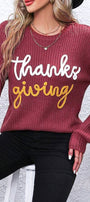Thanksgiving Knit Sweater Florida Girl Fashion Boutique