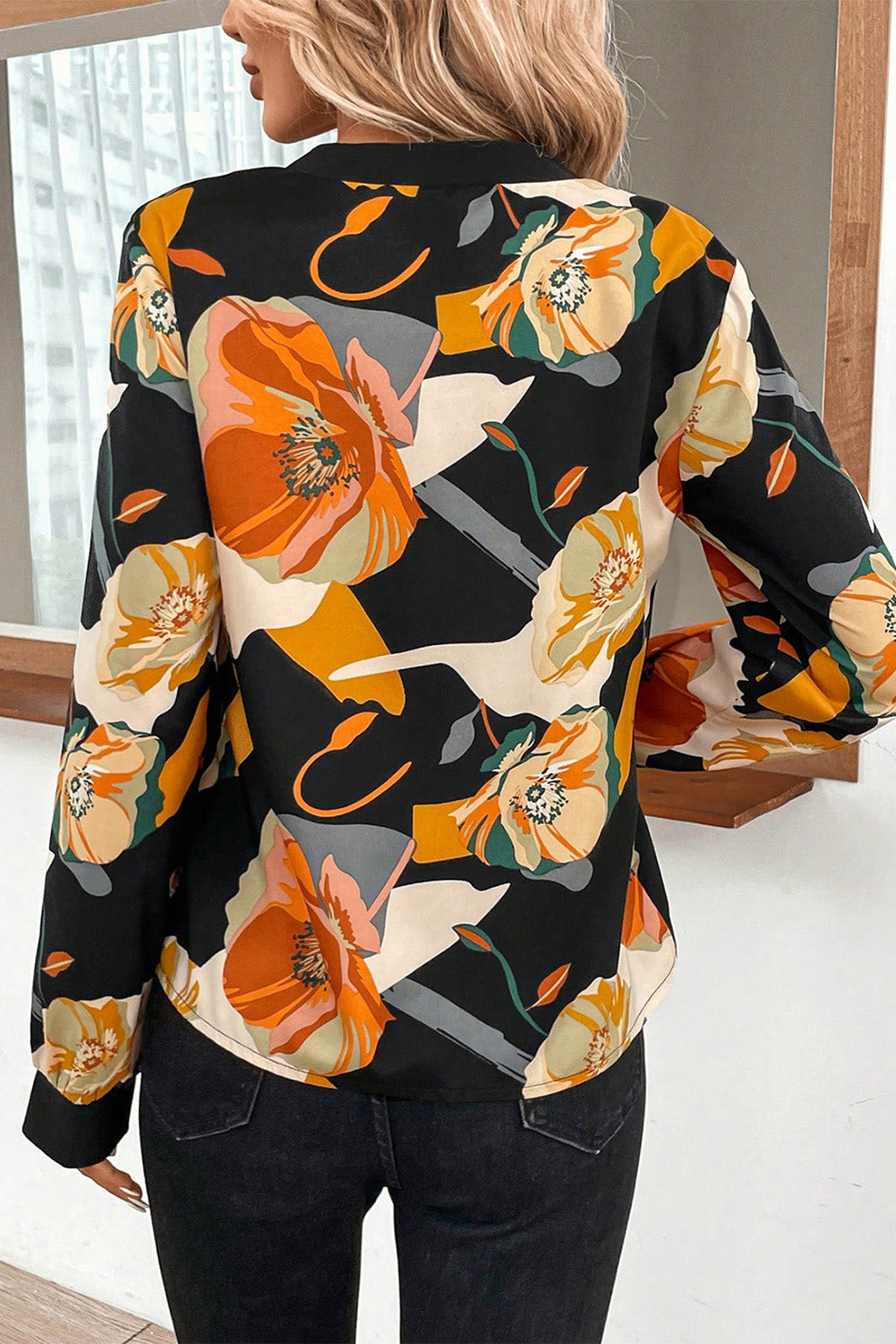 Multicolor Floral Print Blouse Florida Girl Fashion Boutique