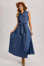 DENIM MAXI DRESS Bluivy
