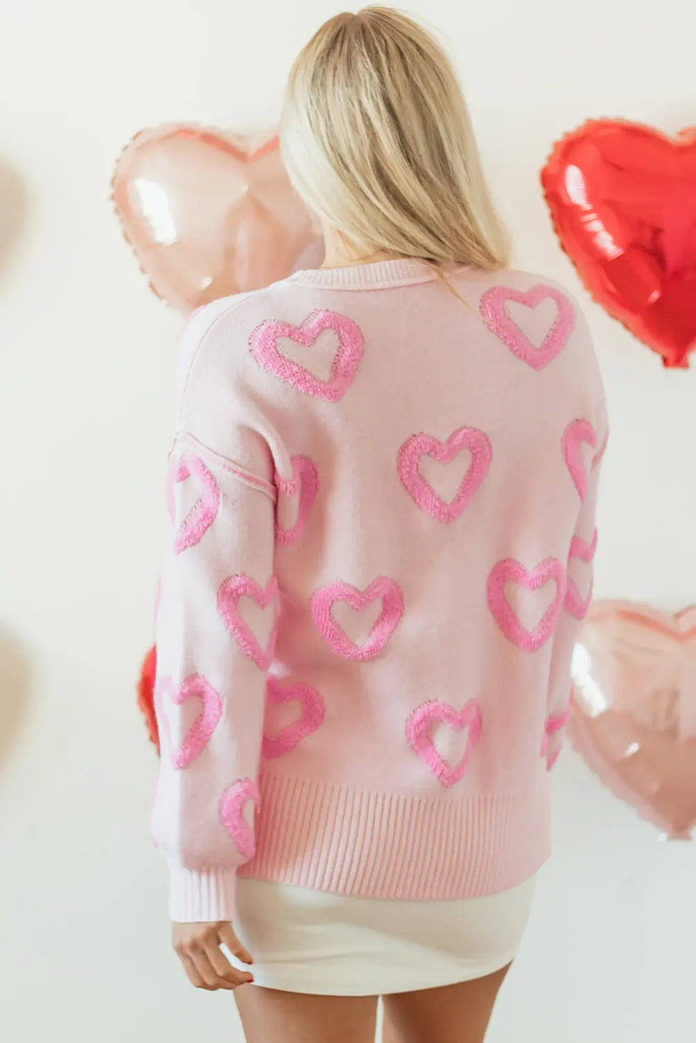 Bubble Heart Sweater Florida Girl Fashion Boutique