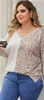 Leopard Patchwork Top Florida Girl Fashion Boutique