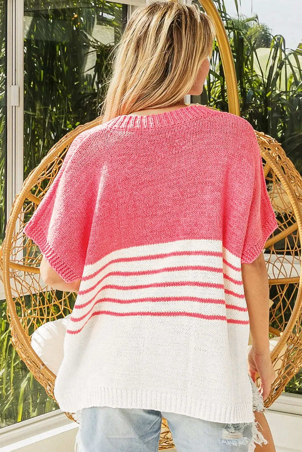 V Neck Knitted Top Florida Girl Fashion Boutique