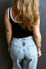 Contrast Ribbed Tank Florida Girl Fashion Boutique