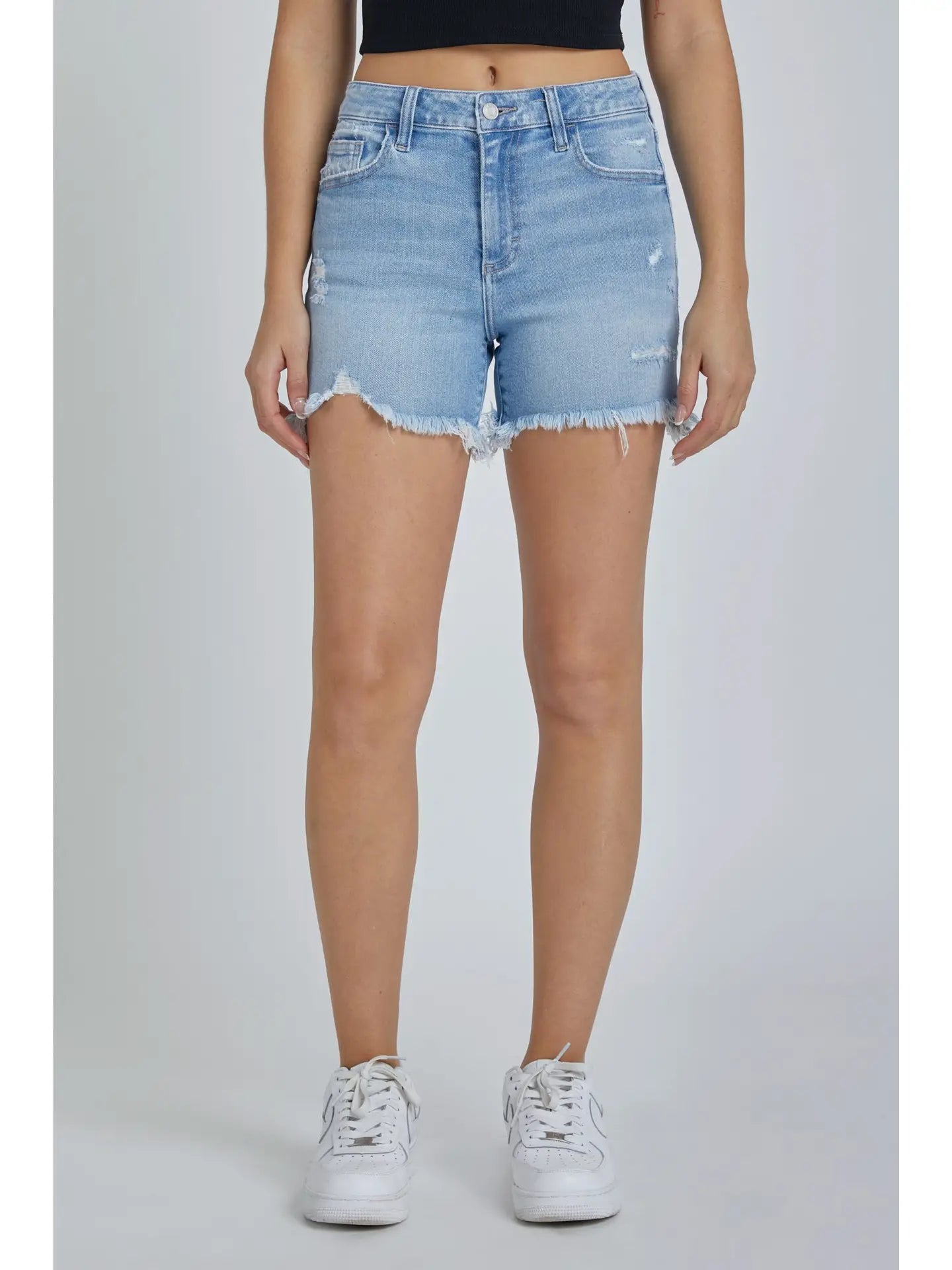 Cello Uneven Hem Shorts Florida Girl Fashion Boutique