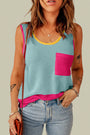 Colorblock Pocket Tank Florida Girl Fashion Boutique