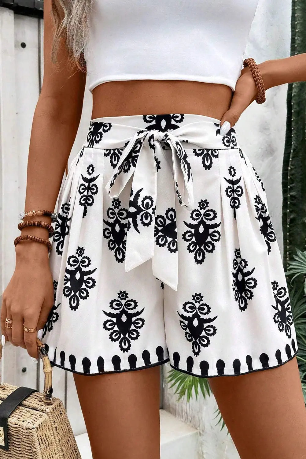 Geo Print Casual Short Florida Girl Fashion Boutique