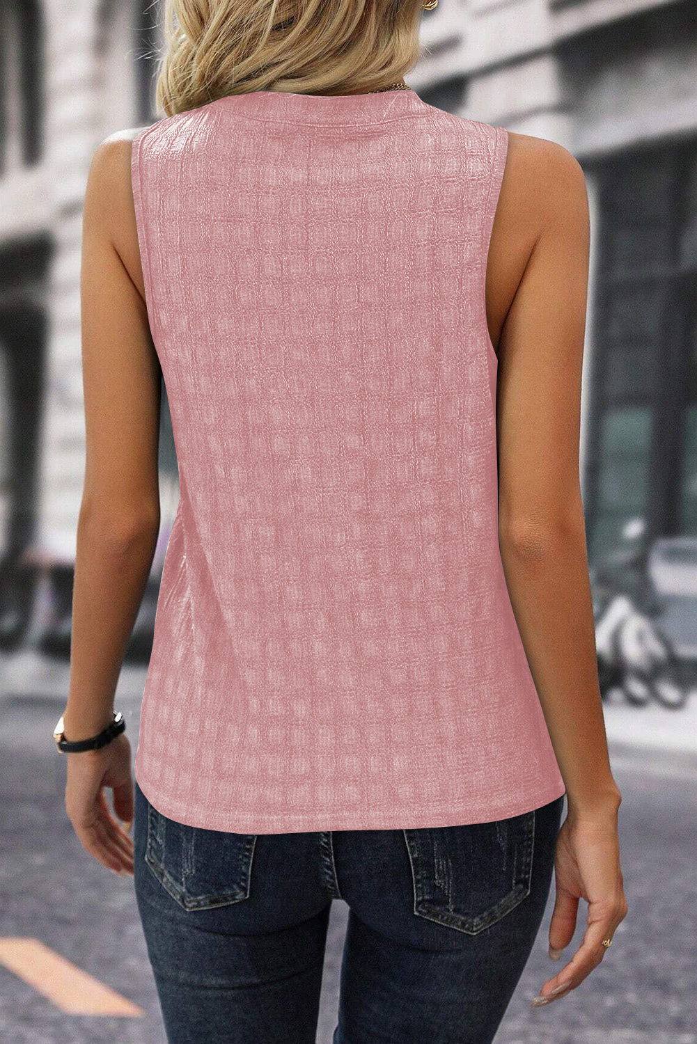 Split Neck Tank Top Florida Girl Fashion Boutique
