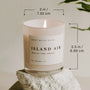 Coastal Lemon 11 oz Soy Candle Sweet Water Decor