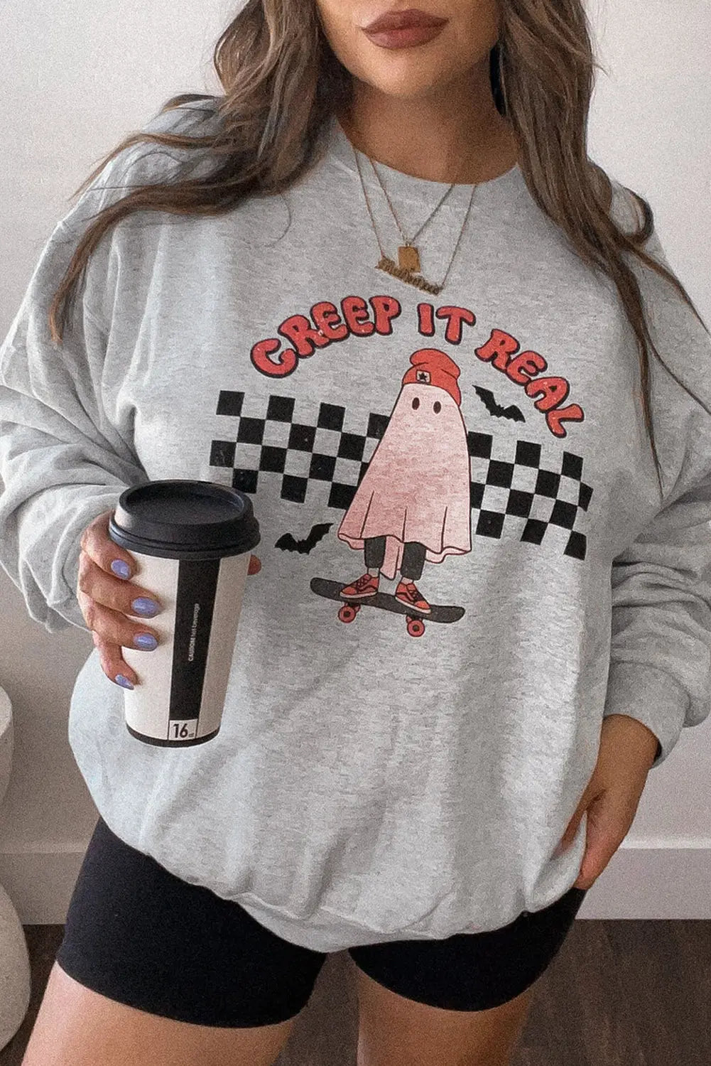 "Creep it Real" Graphic Sweatshirt Florida Girl Fashion Boutique