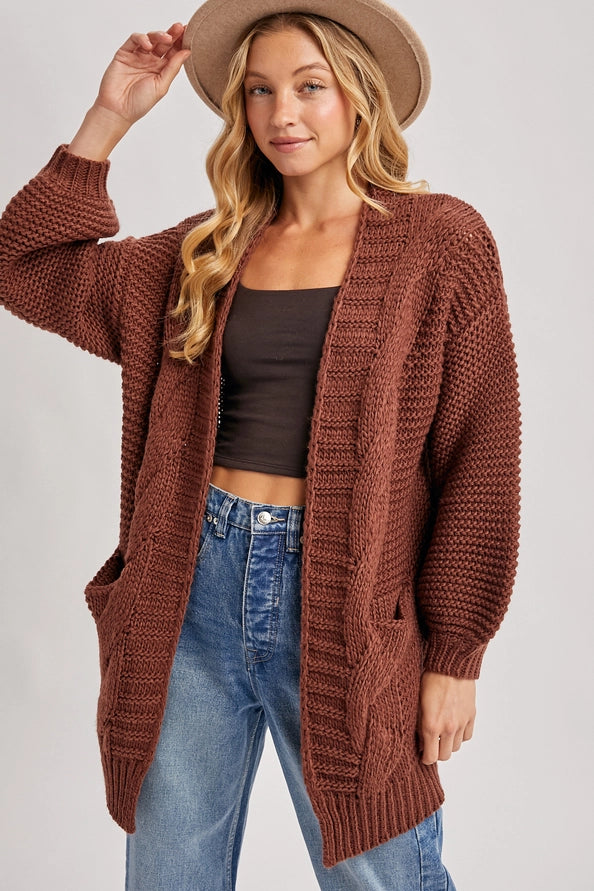 Chunky Cable Cardi