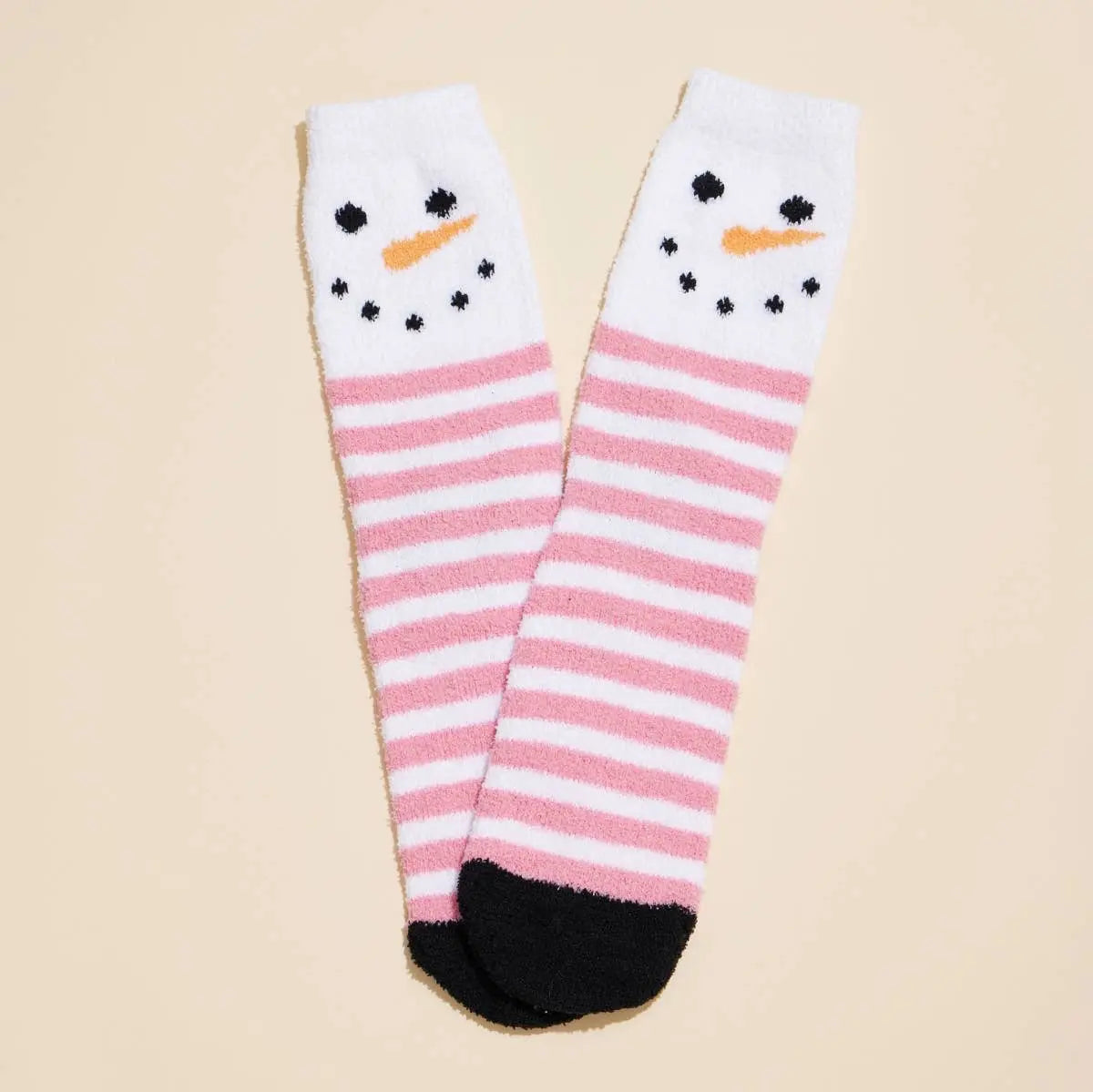 Christmas Fuzzy Socks Assorted Pack of 4 Frem