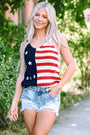 Knit Patriotic Tank Florida Girl Fashion Boutique