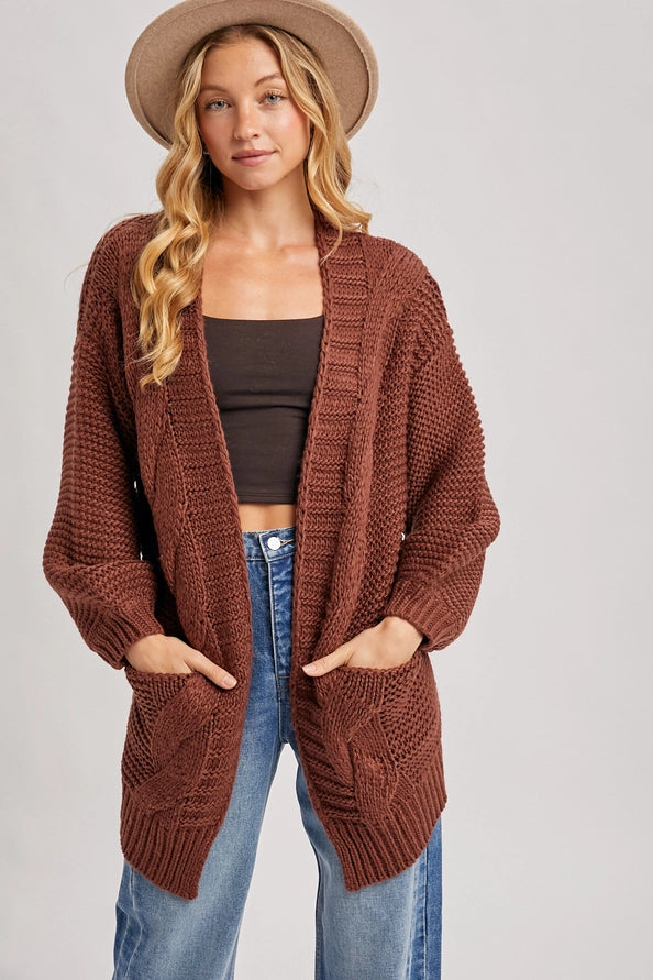 Chunky Cable Cardi