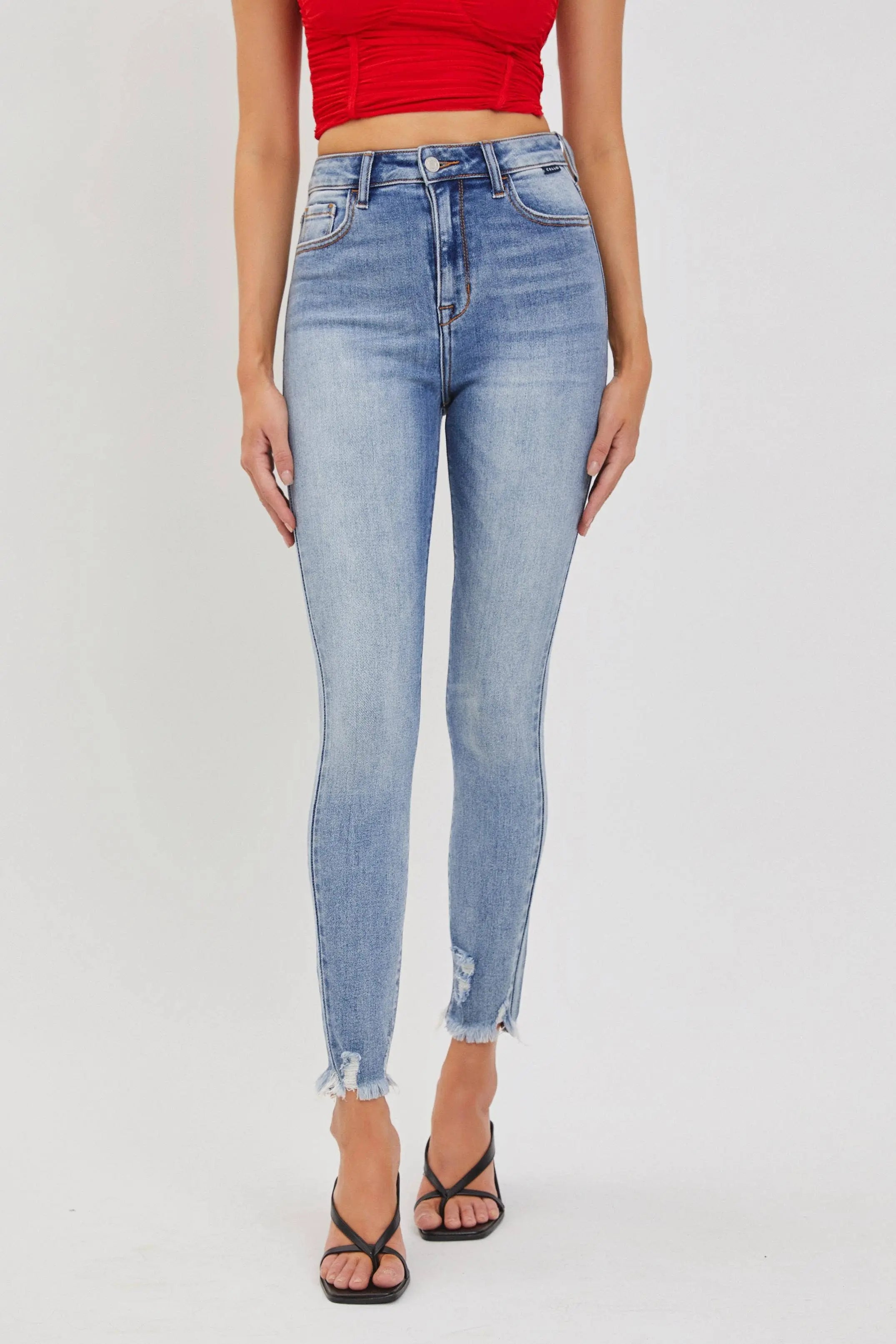 Cello Ankle Skinny with Frayed Hem Florida Girl Fashion Boutique