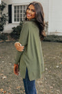 Cowl Neck Tunic Top Florida Girl Fashion Boutique