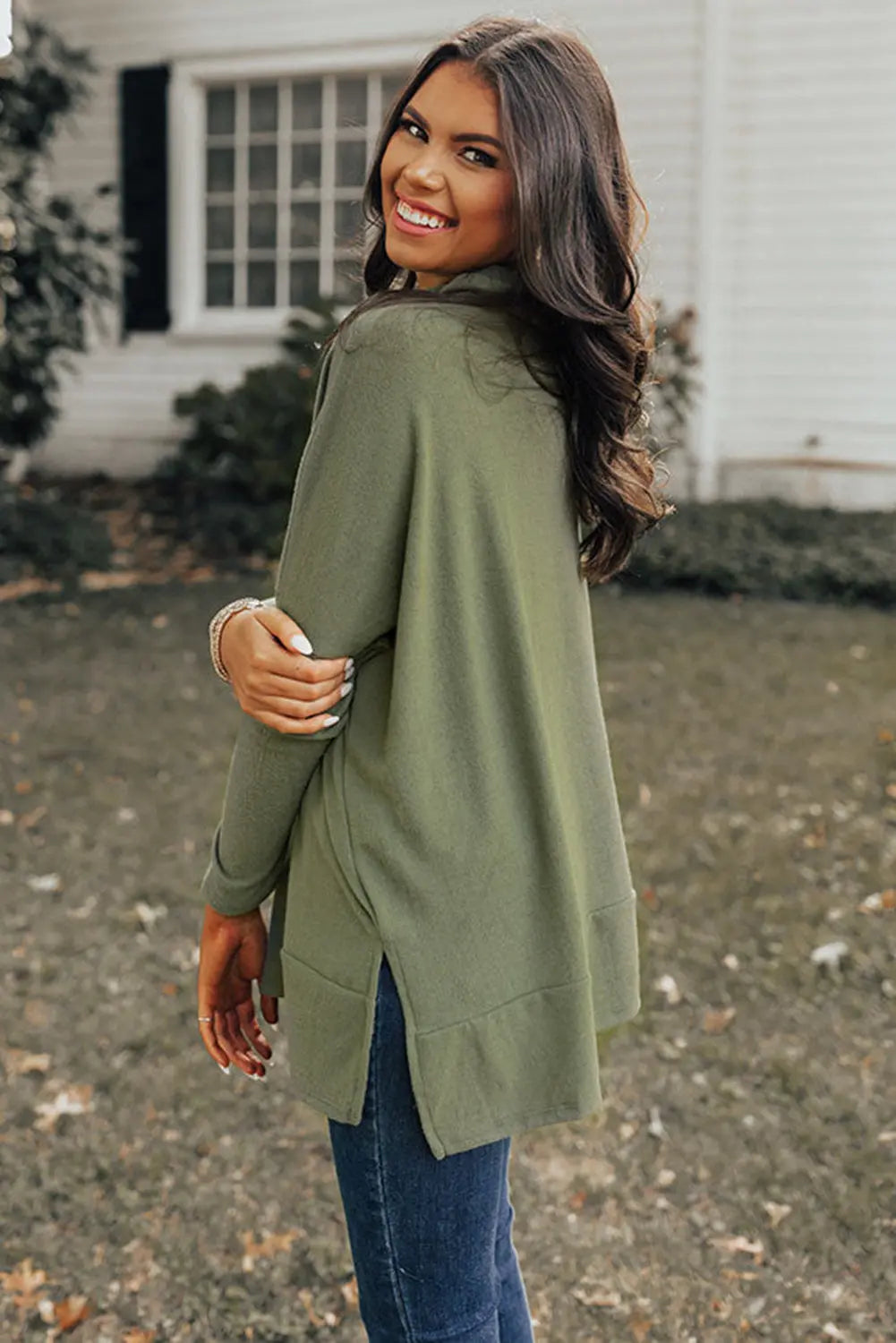 Cowl Neck Tunic Top Florida Girl Fashion Boutique