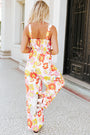 Floral Print Wide Leg Jumpsuit Florida Girl Fashion Boutique