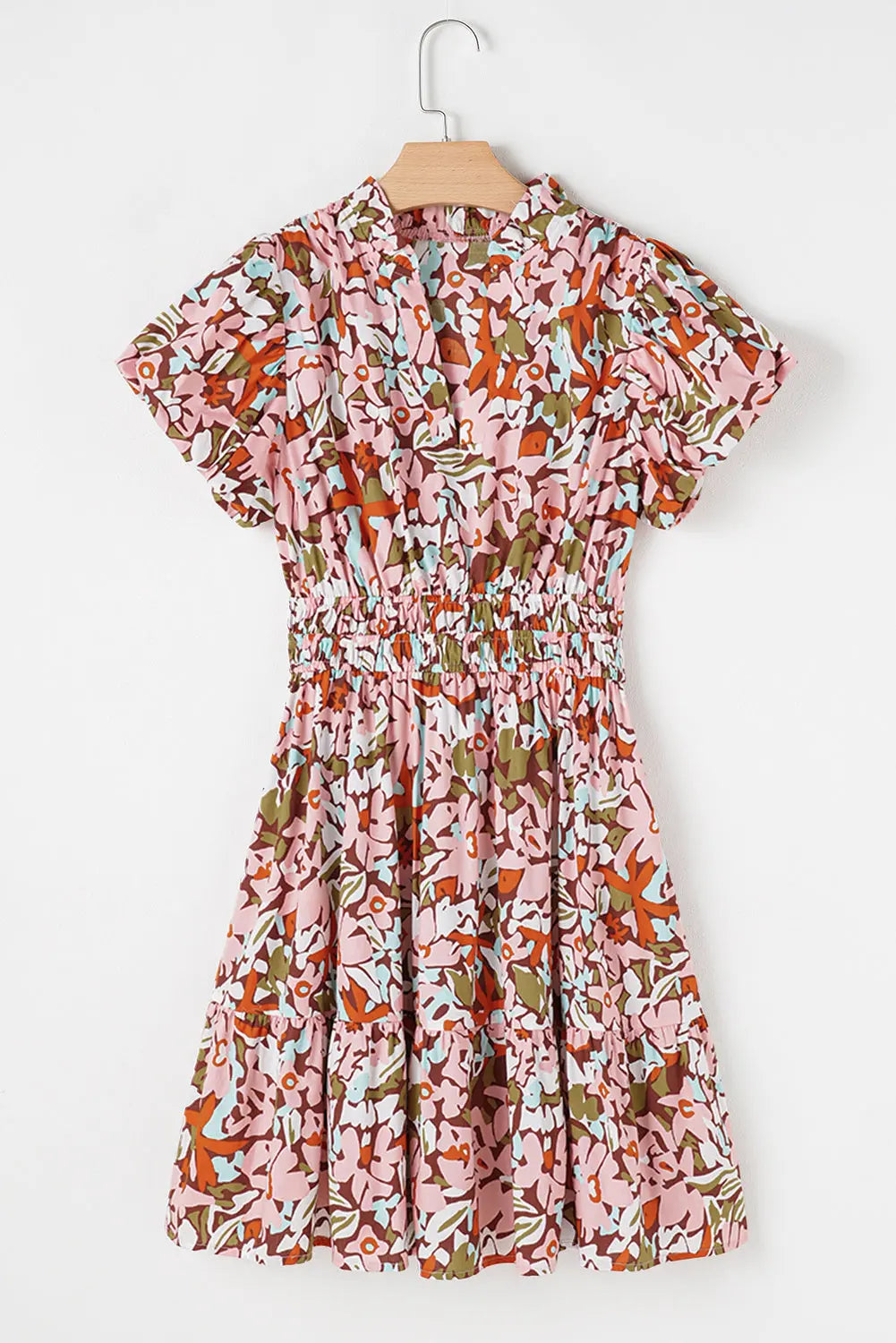 Floral Shirred Waist Mini Florida Girl Fashion Boutique