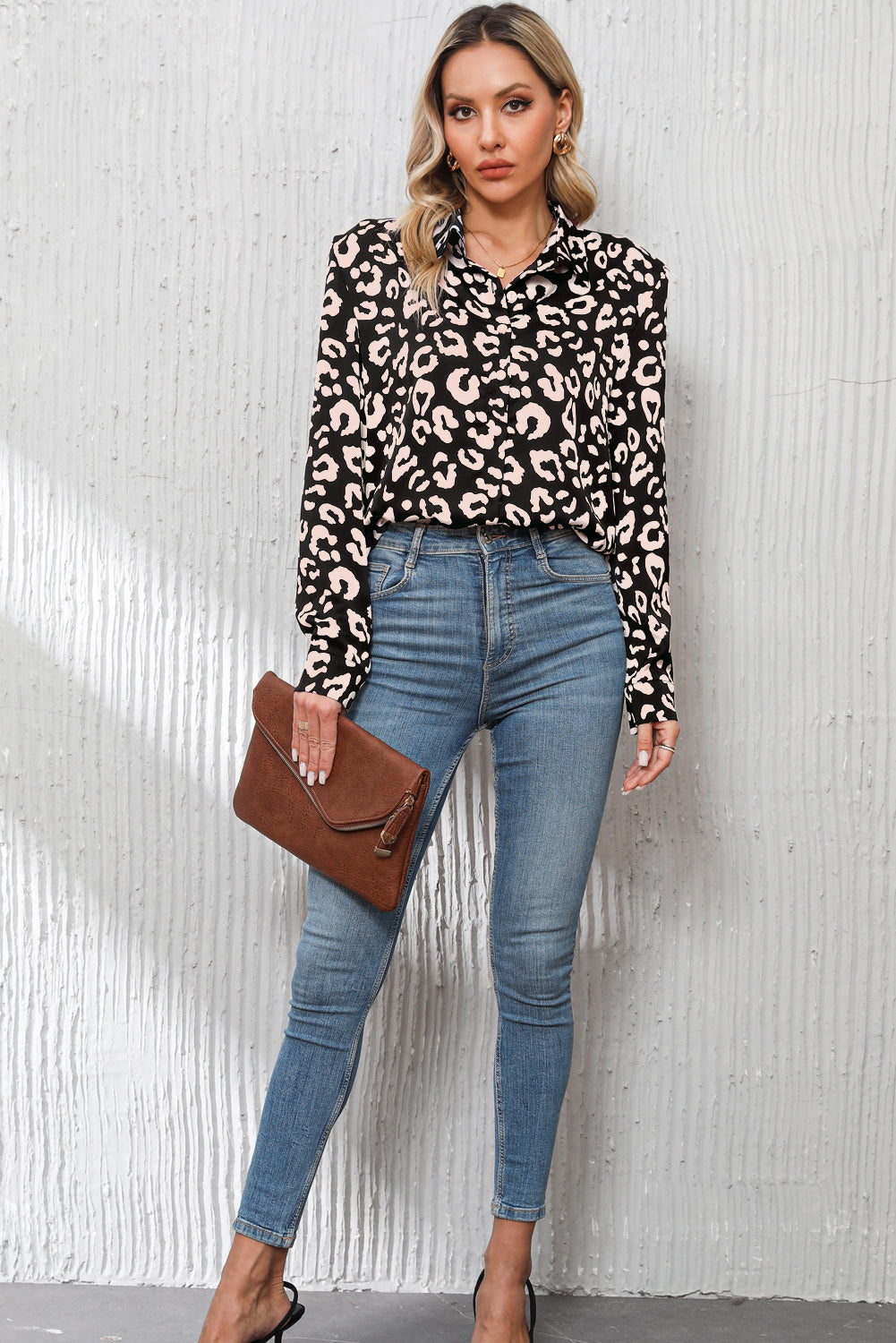 Black Leopard Blouse Florida Girl Fashion Boutique