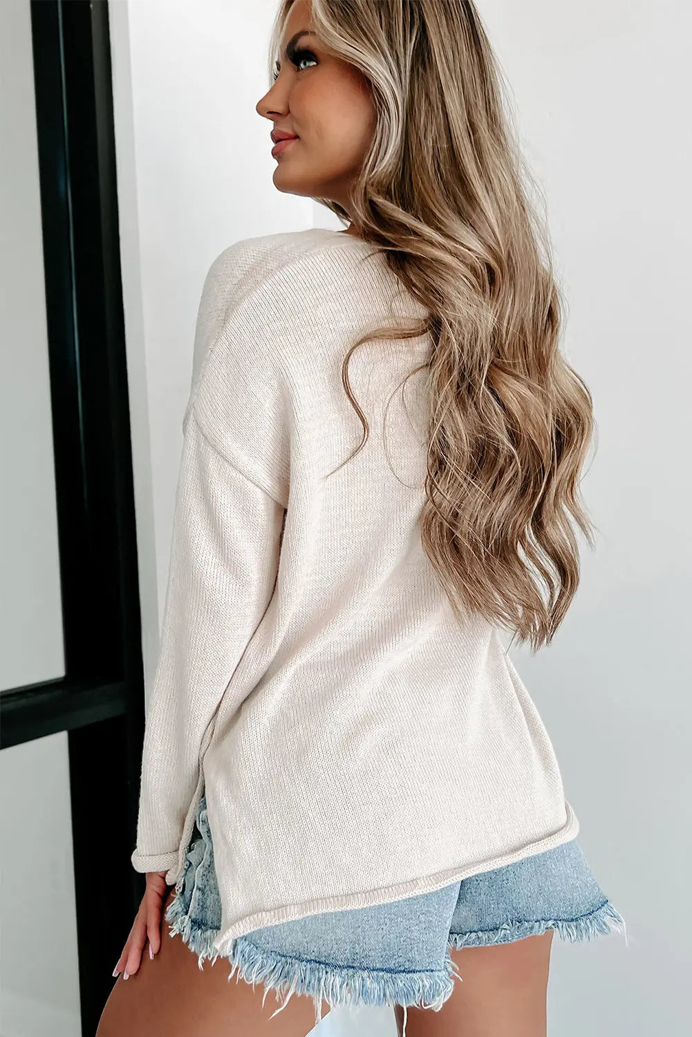 "Champagne Please" Graphic Sweater Florida Girl Fashion Boutique