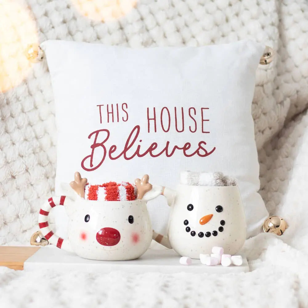 Rudolph Reindeer Christmas Mug and Socks Set Something Different Wholesale