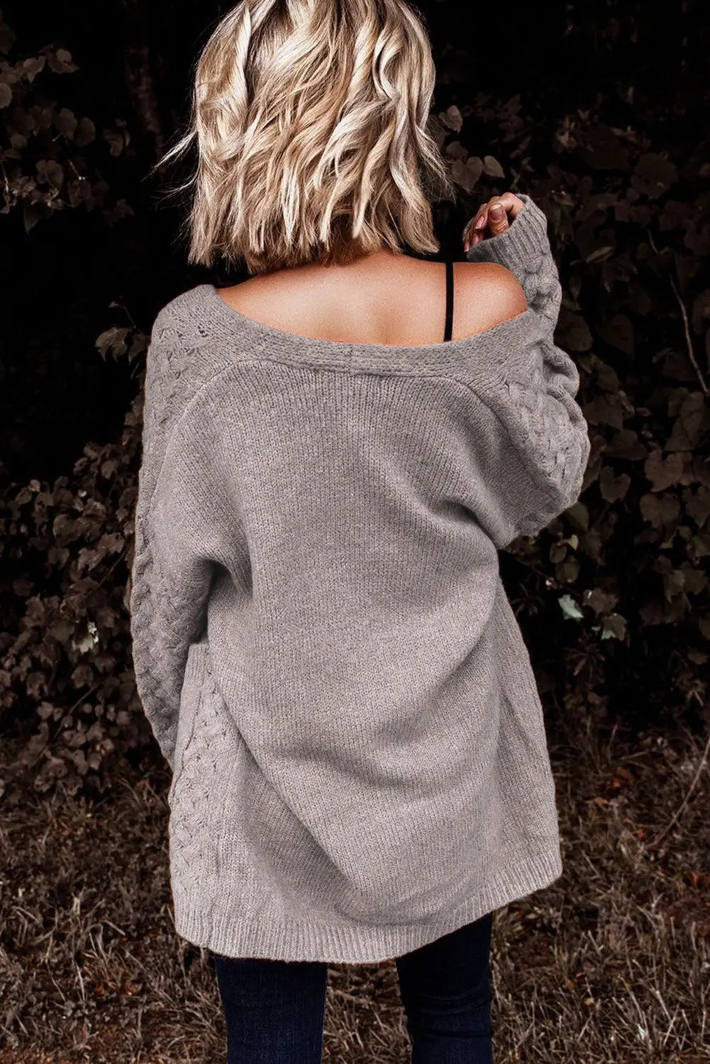 Cozy Cable Knit Open Cardigan Florida Girl Fashion Boutique