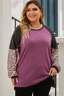Leopard Colorblock Long Sleeve Florida Girl Fashion Boutique