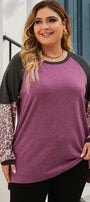 Leopard Colorblock Long Sleeve Florida Girl Fashion Boutique