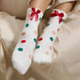 Christmas Fuzzy Socks Assorted Pack of 4 Frem