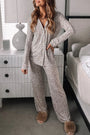 White Leopard Pj Set Florida Girl Fashion Boutique