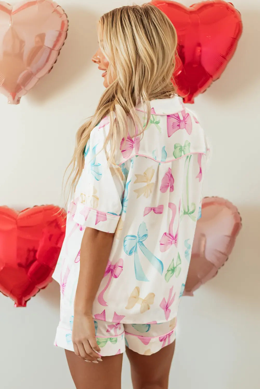 Colorful Bow Pj Set Florida Girl Fashion Boutique