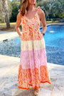 Leopard Colorblock Maxi Florida Girl Fashion Boutique