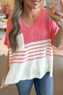 V Neck Knitted Top Florida Girl Fashion Boutique