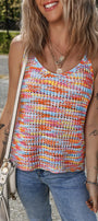 Loose Fit Crochet Tank Florida Girl Fashion Boutique