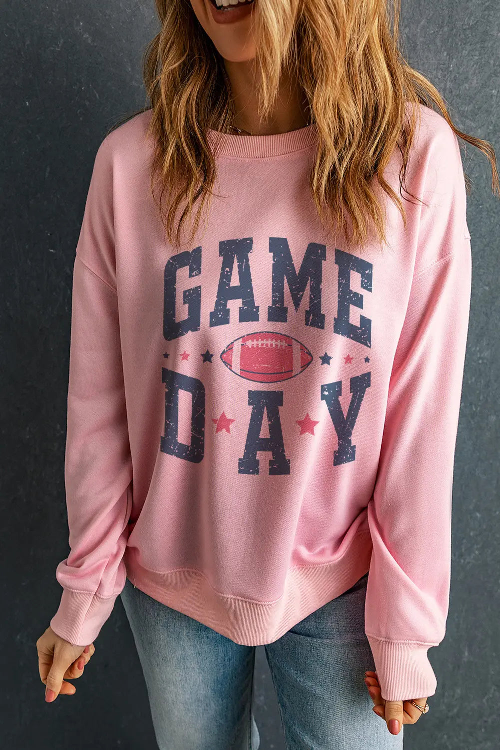 Pink "Game Day" Graphic Sweatshirt Florida Girl Fashion Boutique