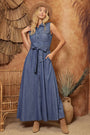 DENIM MAXI DRESS Bluivy