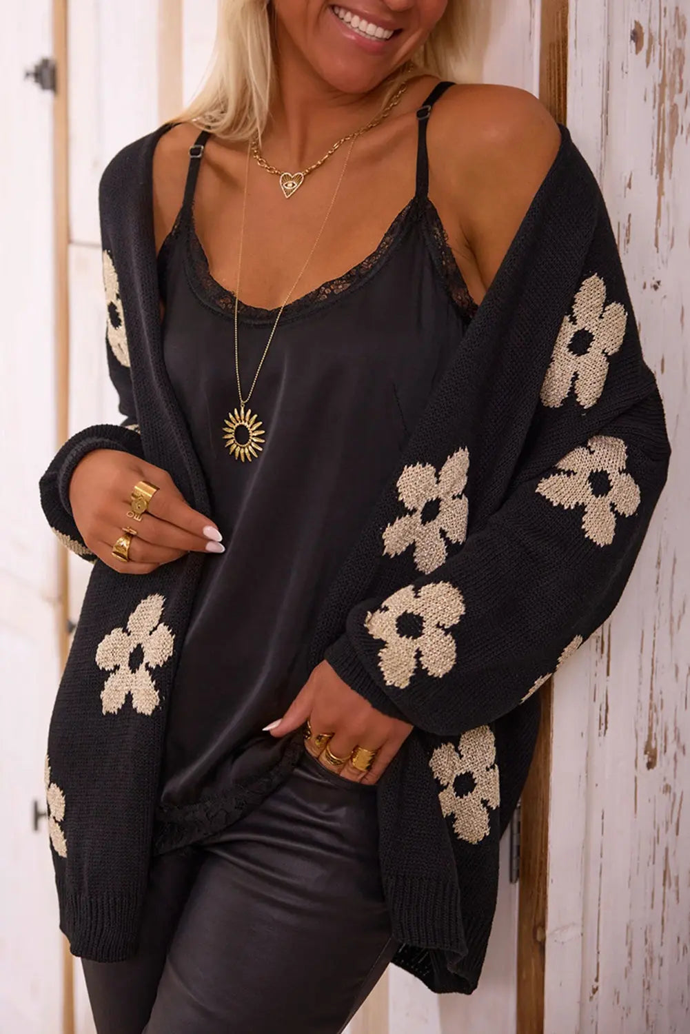 Floral Knit Cardigan Florida Girl Fashion Boutique
