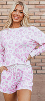 Pink Leopard Matching Lounge Set Florida Girl Fashion Boutique