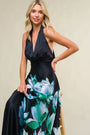 Teal Floral Party Dress Florida Girl Fashion Boutique