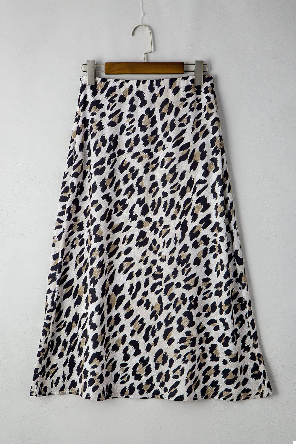 Brown Leopard Print High Waist Midi Skirt Florida Girl Fashion Boutique