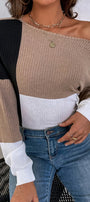 Ribbed Color Block Drop Top Florida Girl Fashion Boutique