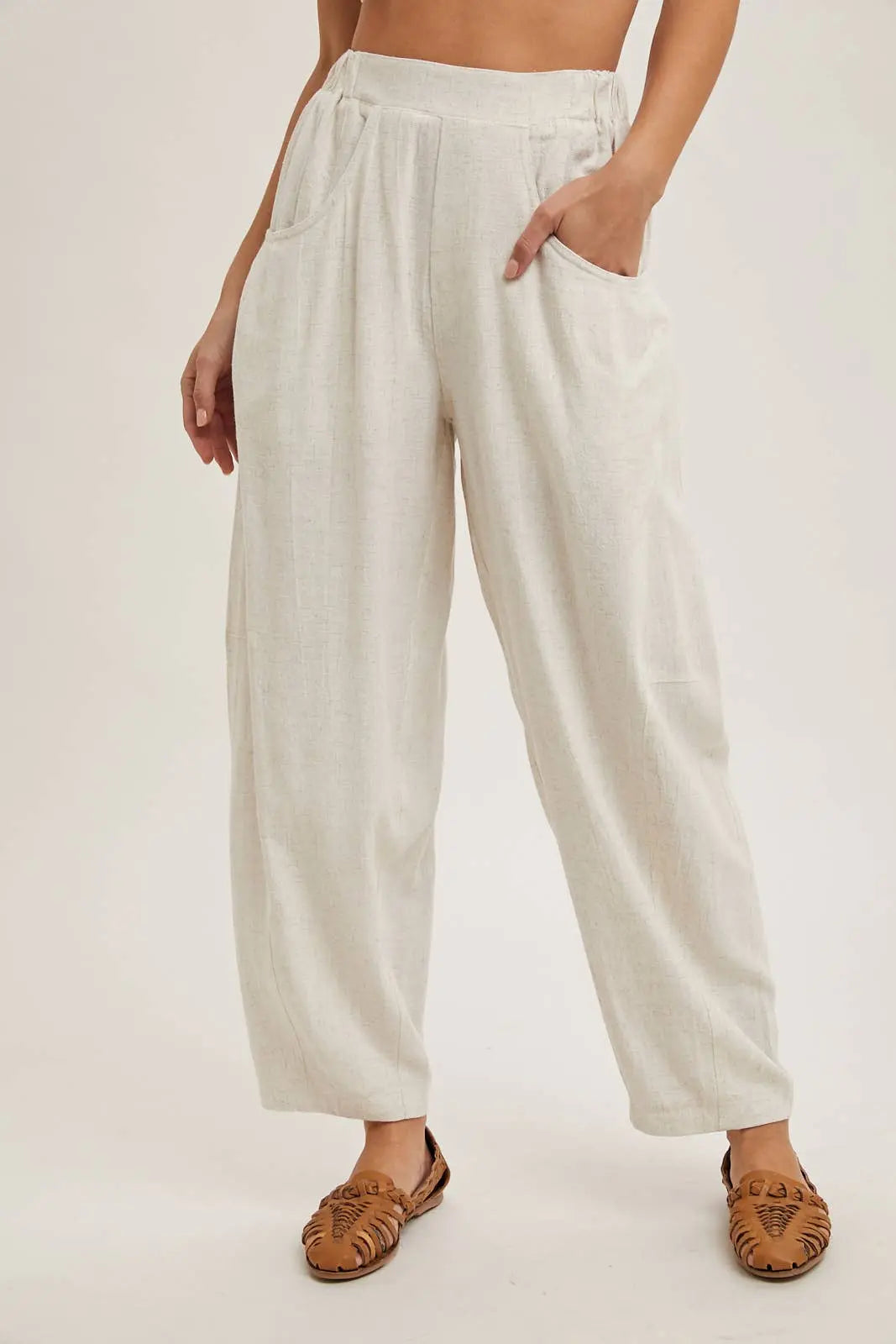 Relaxed Barrel Pants Bluivy