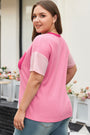 Pink Colorblock Top Florida Girl Fashion Boutique