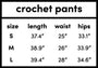 Aqua/Pink/Mauve/Coral Crochet Beach Pants Katydid