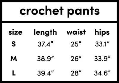 Aqua/Pink/Mauve/Coral Crochet Beach Pants Katydid
