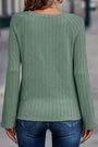 Sage Textured Top Florida Girl Fashion Boutique