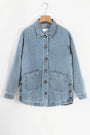 Weekend Vibes Denim Shacket Florida Girl Fashion Boutique