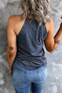 Blue Halter Tank Florida Girl Fashion Boutique