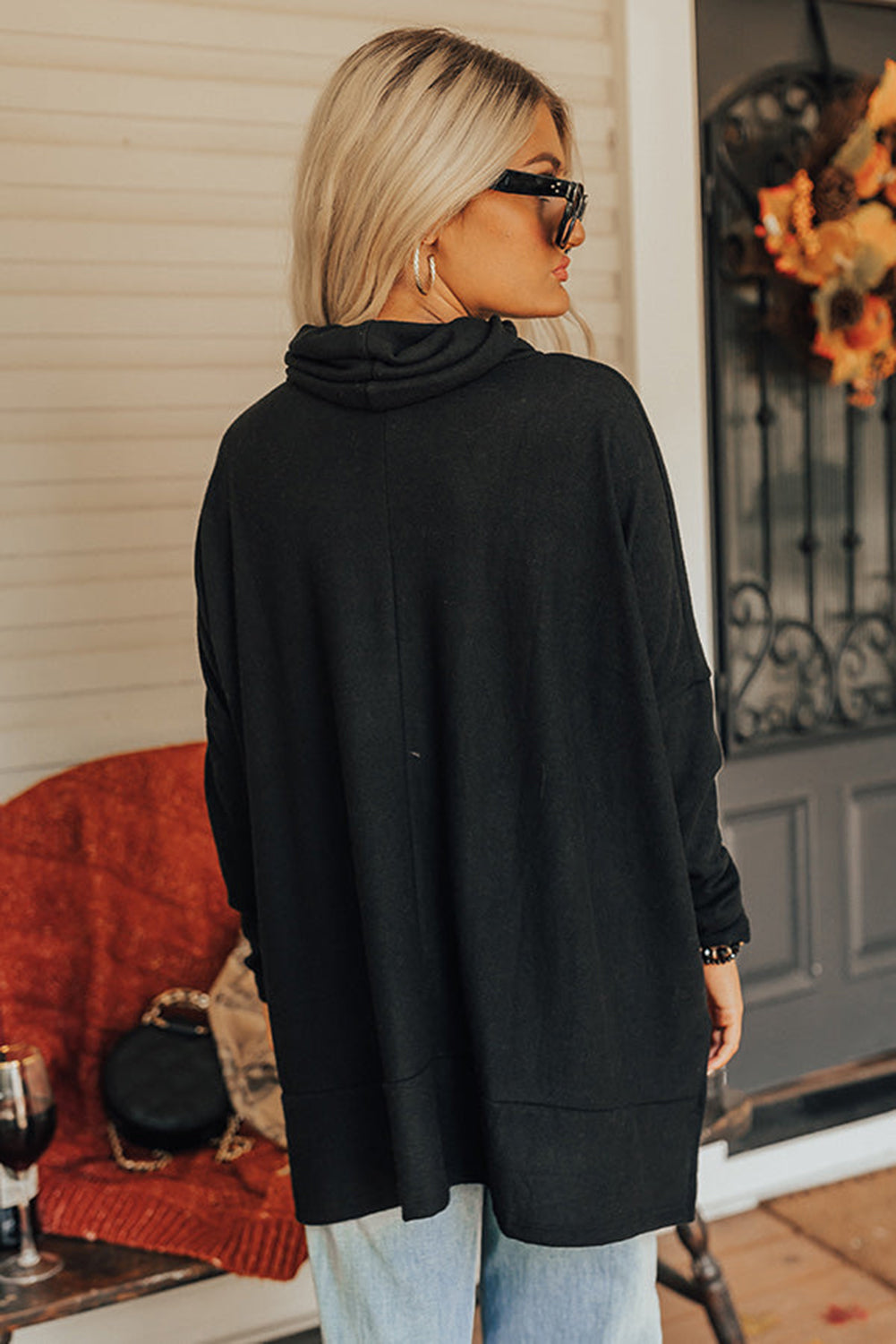 Cowl Neck Tunic Top Florida Girl Fashion Boutique