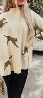 Running Cheetah Sweater Florida Girl Fashion Boutique